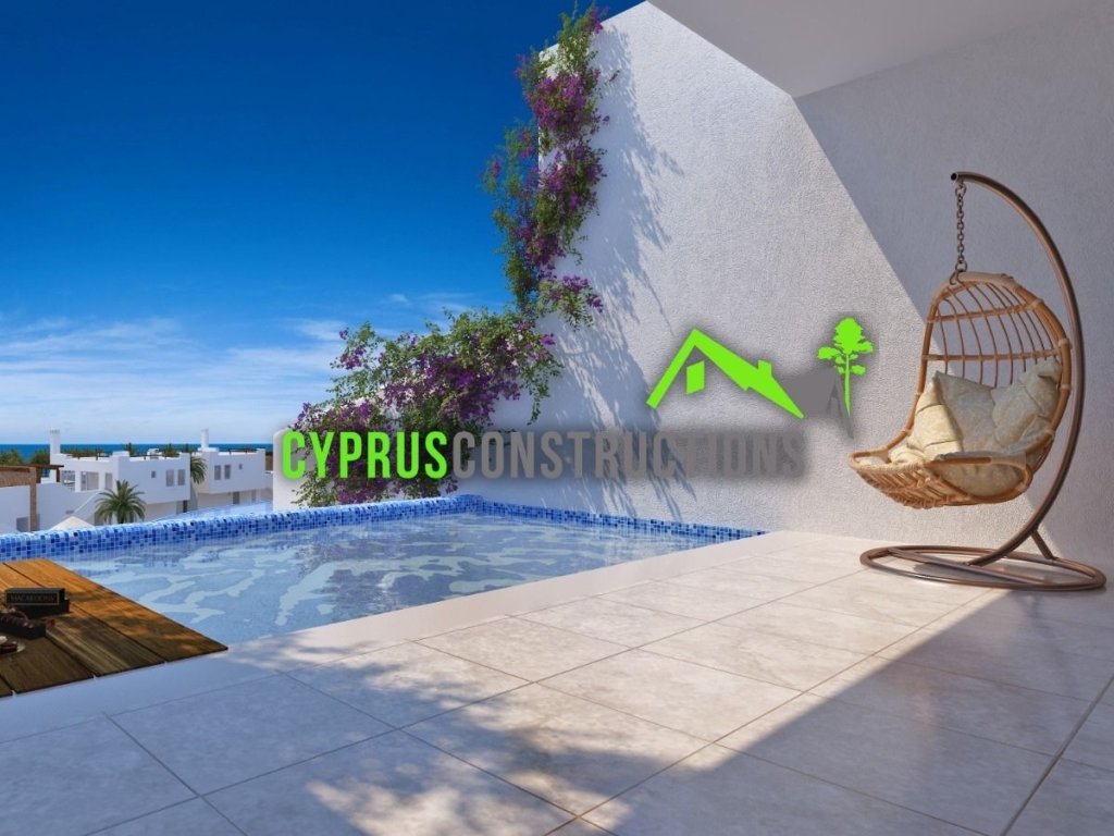 Cyprus Constructions Mykonos Homes 2+1 Havuzlu Penthouse Daire