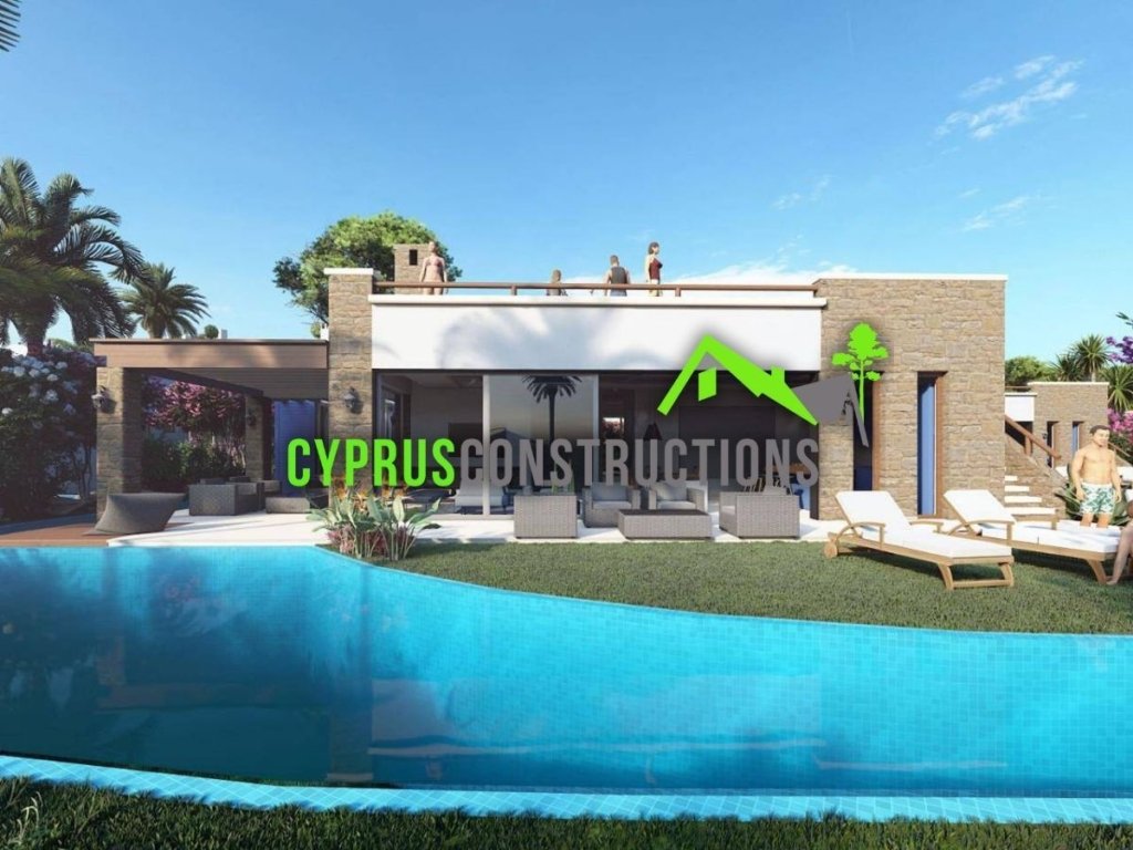 Cyprus Constructions Mykonos Homes 3+1 Özel Havuzlu Teras Villa
