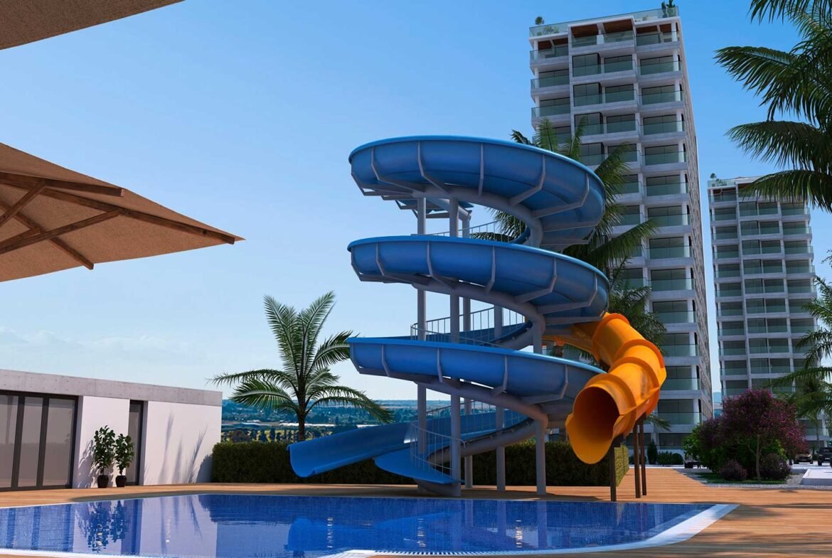 Evergreen - Aphrodite Aqua Park Residence Stüdyo Daire