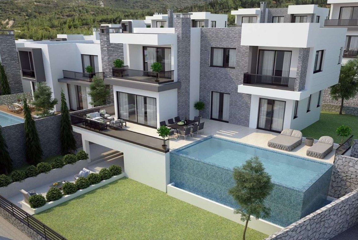 Ardem Construction - Karmi Valley House Şömineli, Özel Havuzlu 4+1 Villa