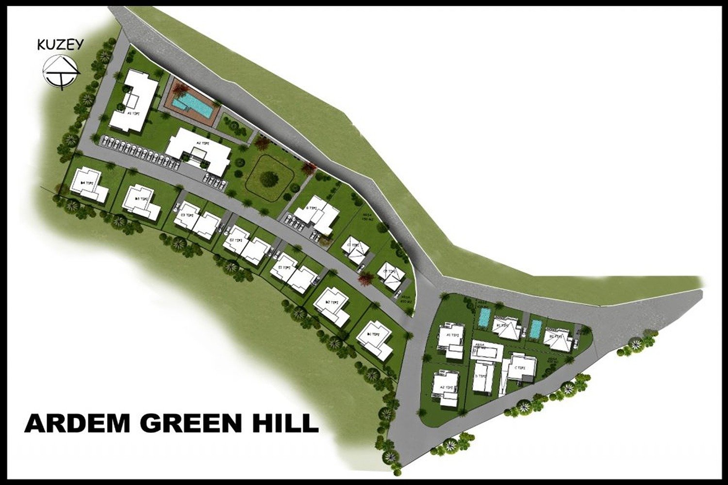 Ardem Construction - Ardem Park Green Hill 3+1 Triplex Villa