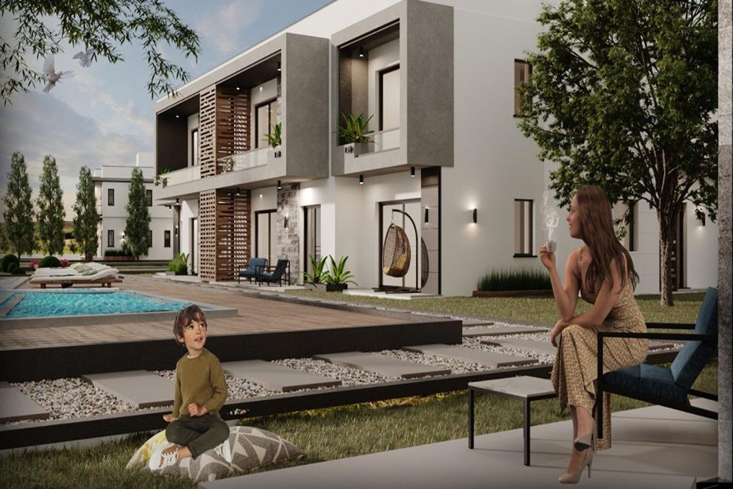 Ardem Construction - Ardem Park Green Hill 3+1 Triplex Villa