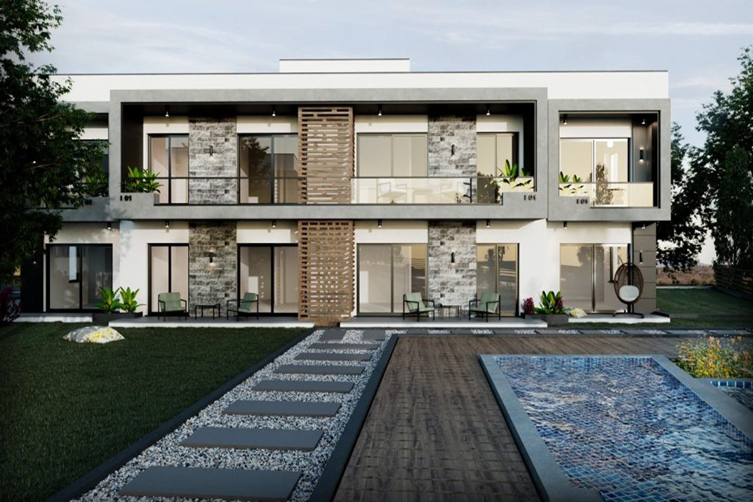 Ardem Construction - Ardem Park Green Hill 3+1 Triplex Villa