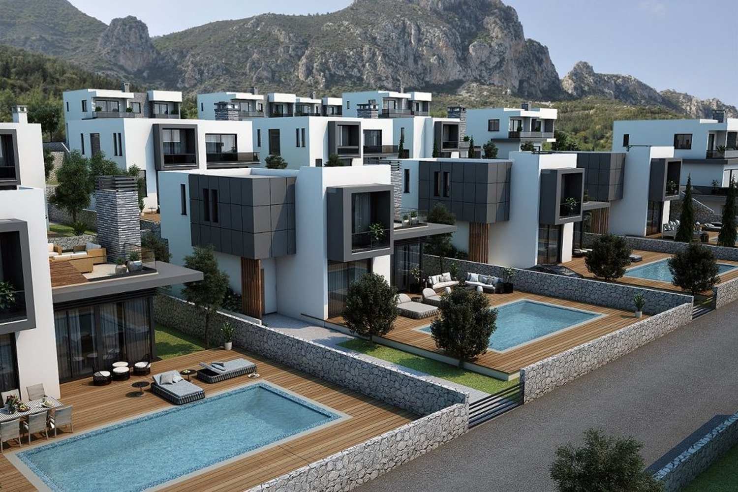 Ardem Construction - Karmi Valley House Şömineli, Özel Havuzlu 4+1 Villa