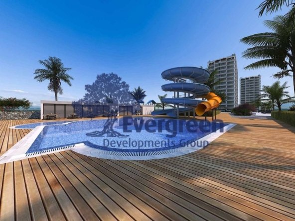 Evergreen - Aphrodite Aqua Park Residence Stüdyo Daire