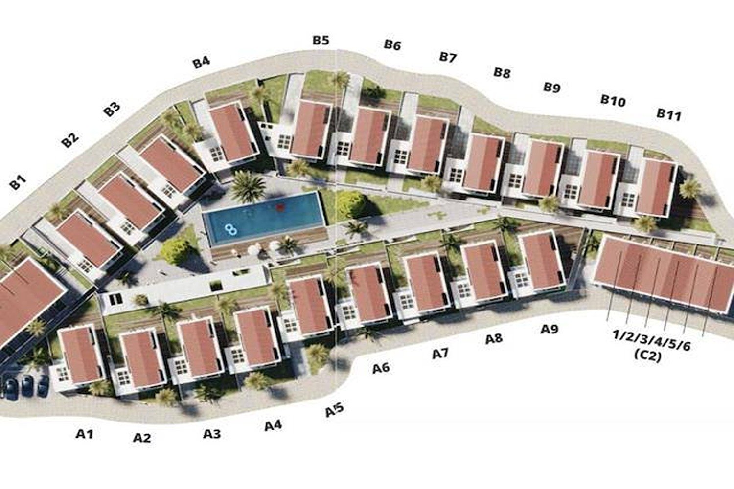 Omağ Development - Mediterrenean A Tip 3+1 Duplex Villa