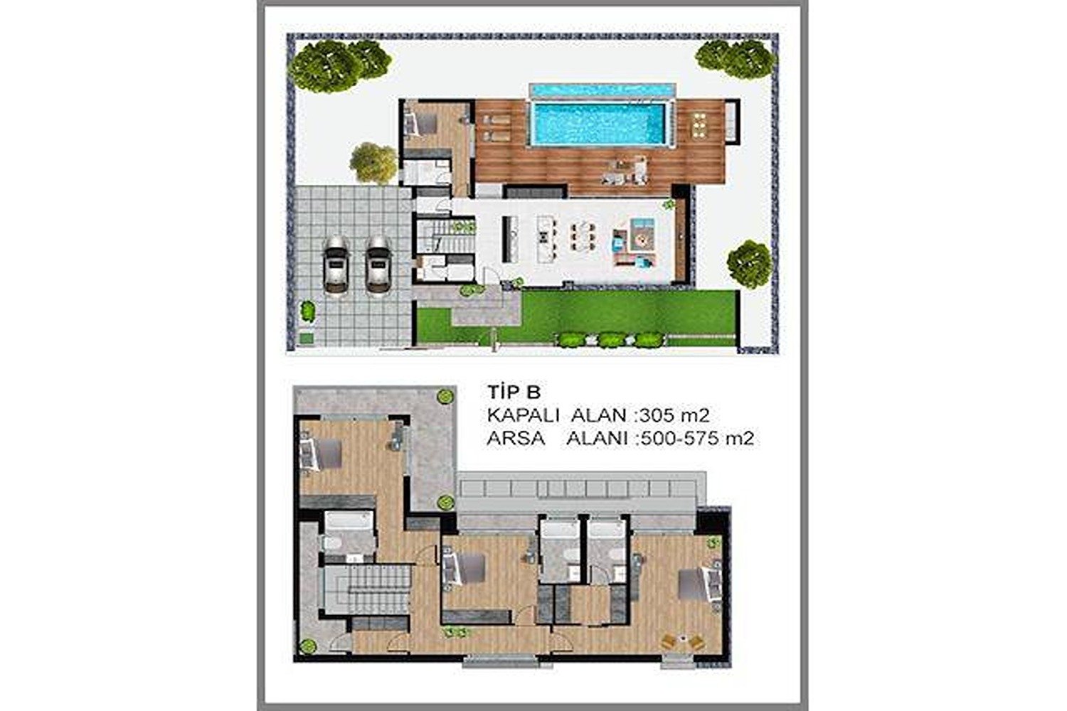 Omağ Development - The Hive A Tipi 4+1 Duplex Villa