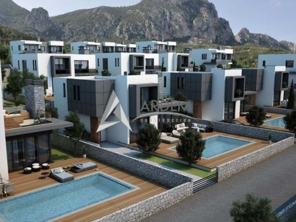 Ardem Construction - Karmi Valley House Şömineli, Özel Havuzlu 4+1 Triplex Villa