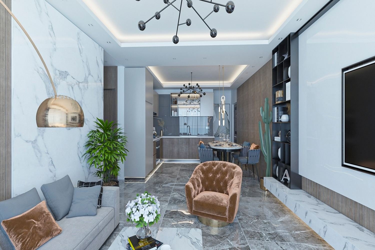 Isatis Construction - Orchard Lotus Apartmanı B Blok 2+1 Daire